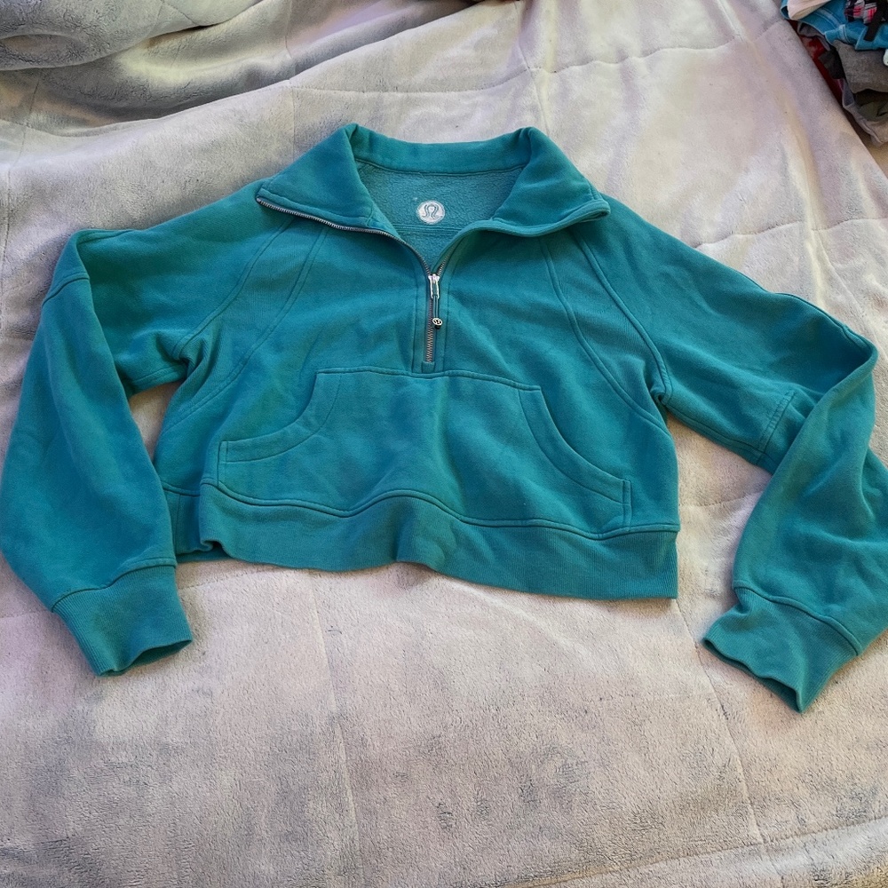 Lululemon scuba oversized funnel-neck half zip